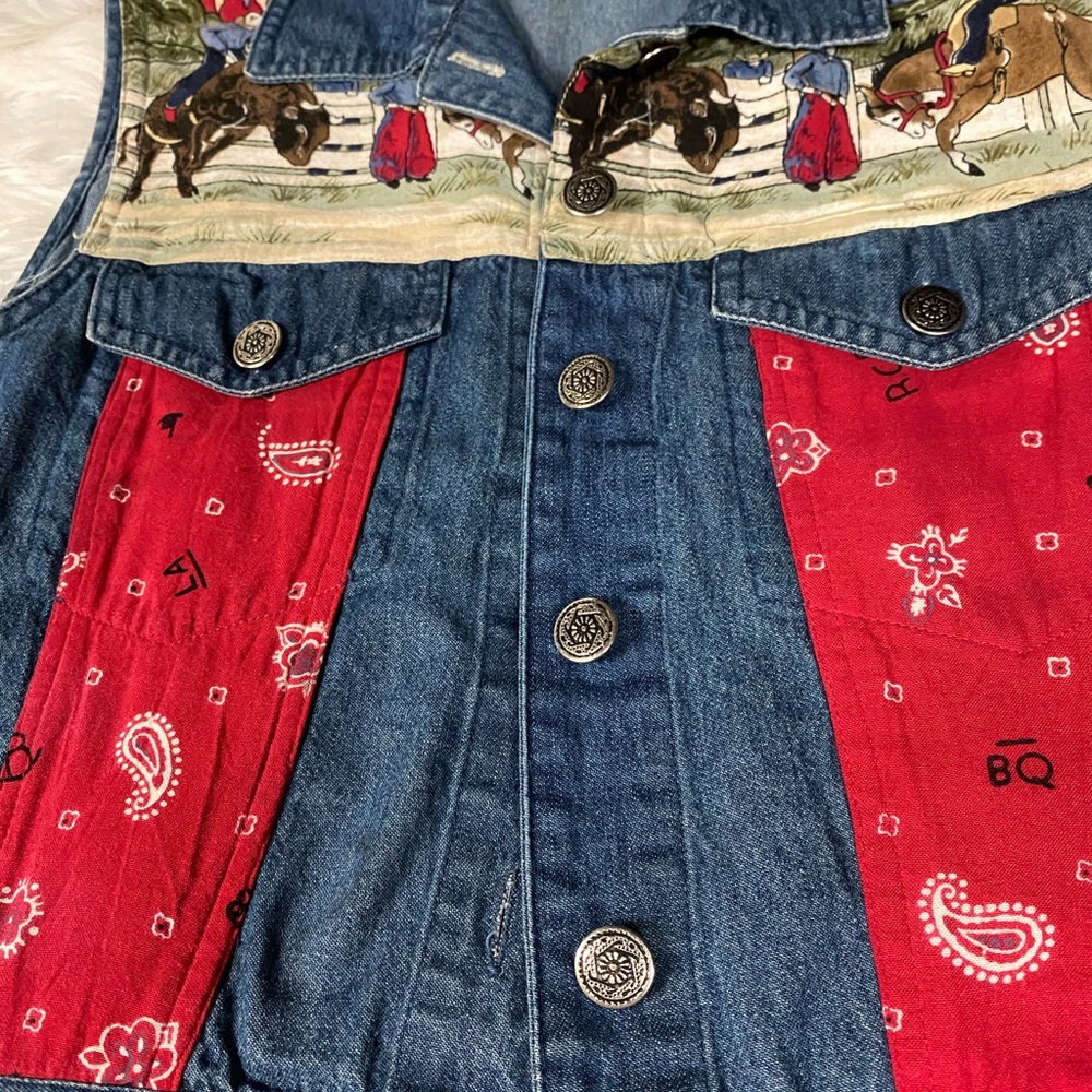 Cowgirl Western Jean Jacket Small - Picture 5 of 7
